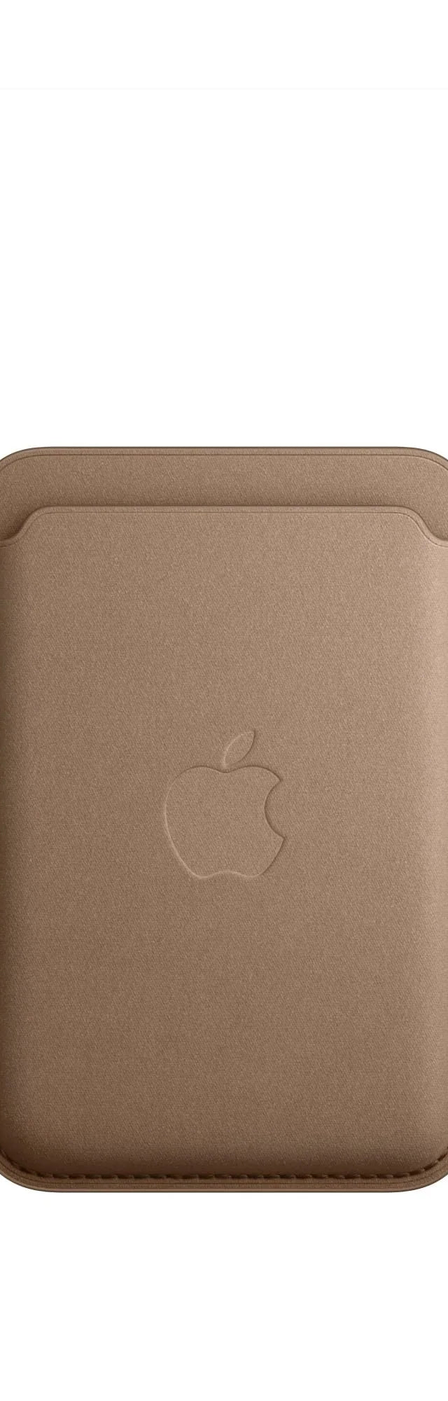 iphone finewoven wallet with magsafe taupe