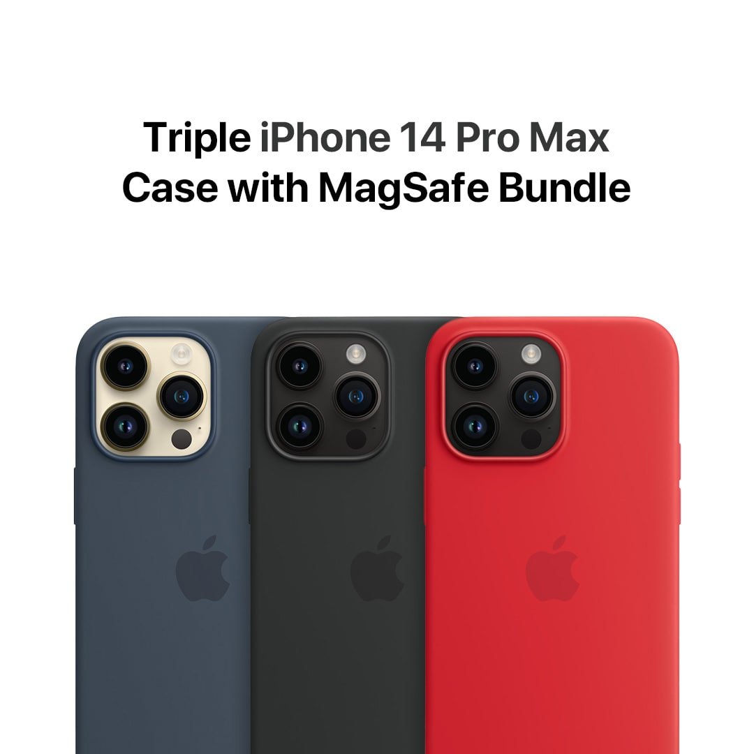 Triple iPhone 14 Pro Max Bundle – MaxPureCases