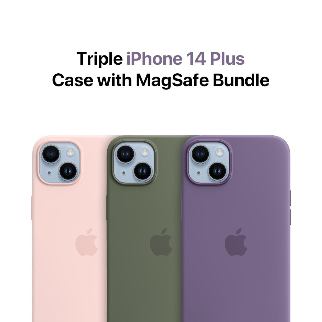Triple iPhone 14 Plus Bundle – MaxPureCases