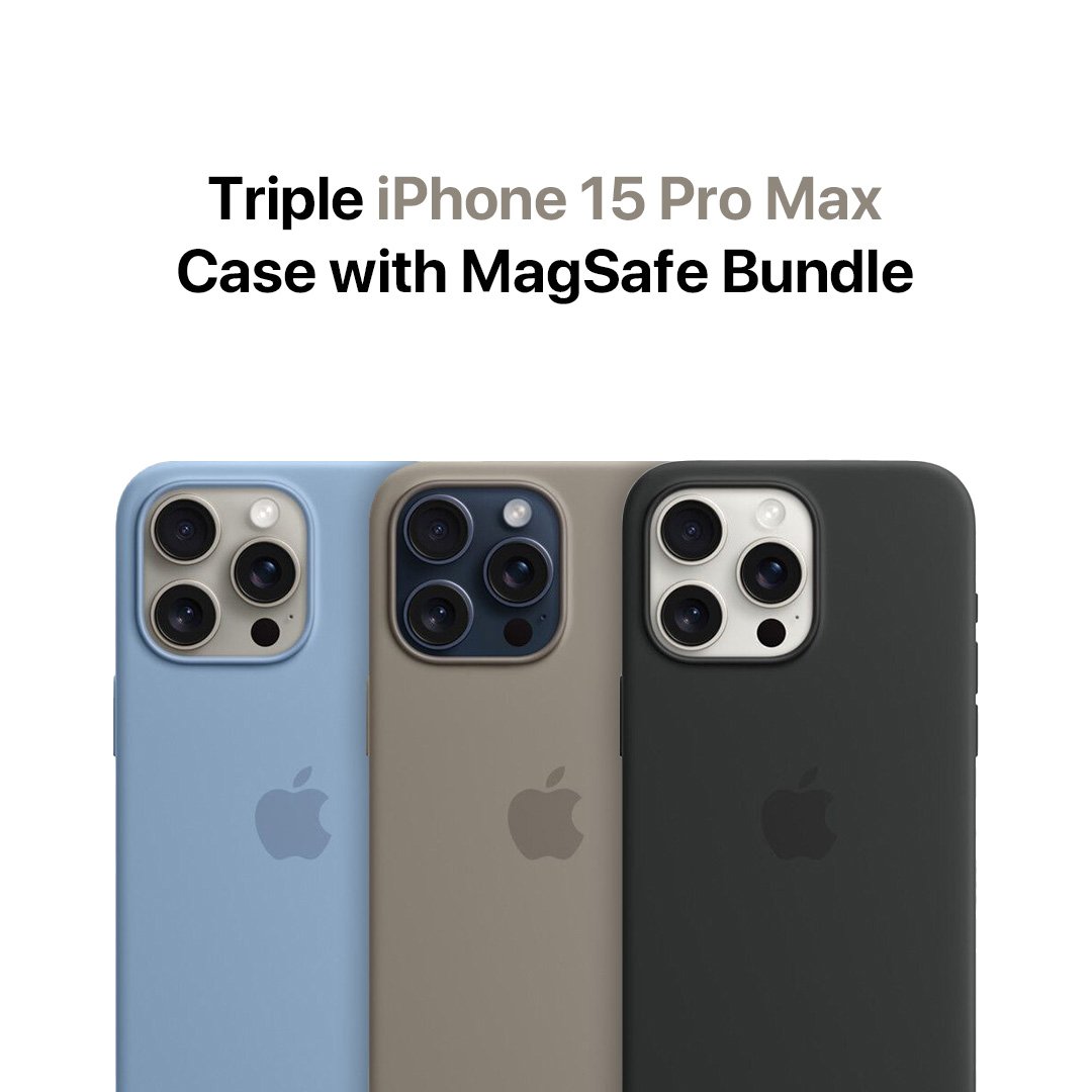 Triple iPhone 15 Pro Max Bundle