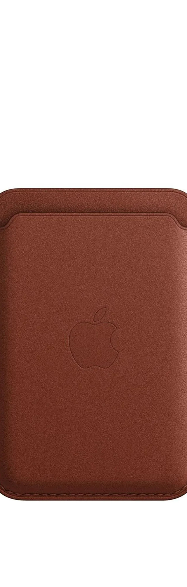 iphone leather wallet with magsafe umber